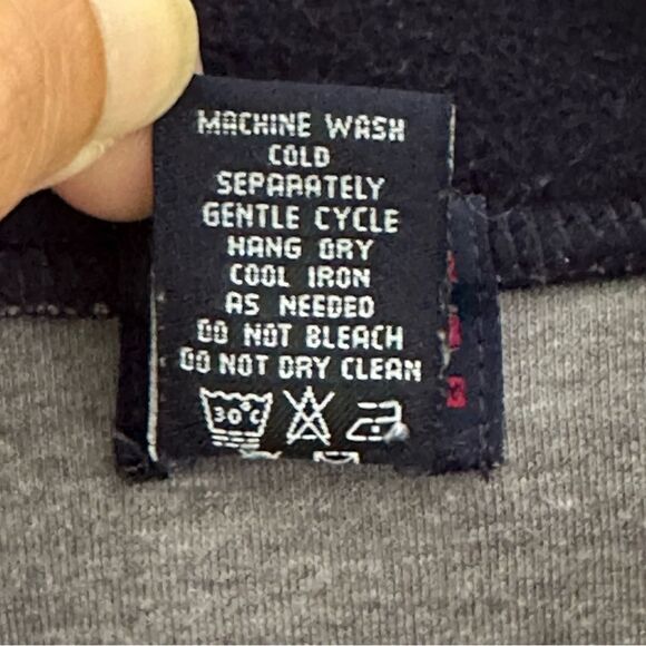 VTG 90s RL Ralph Lauren Fleece Vest Sz M Navy Blue  Coastal Preppy Nautical - Picture 6 of 7